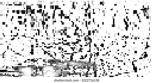 Halftone black and white vector. Abstract texture for printing on labels, business cards, posters, badges