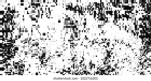 Halftone black and white vector. Abstract texture for printing on labels, business cards, posters, badges