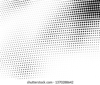 Halftone black and white vector background