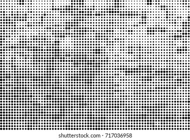 Halftone black and white. Vector background abstract monochrome. The texture of the spots of ink print and design
