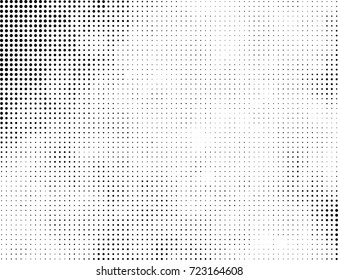 Halftone black and white. Vector background abstract monochrome. The texture of the spots of ink print and design