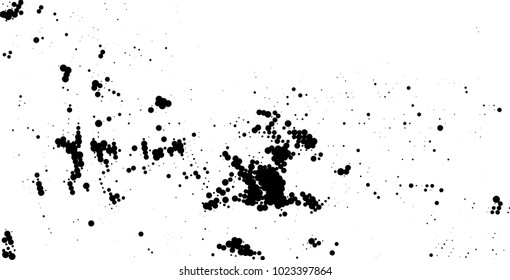 Halftone black and white vector of dots arranged in a circle