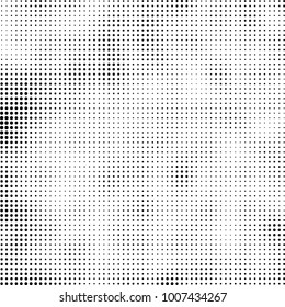 Halftone black and white. Vector monochrome abstract texture of dots. Fantastic background the modern vintage print on business cards, labels, stickers