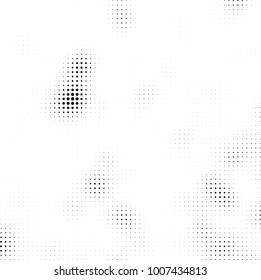 Halftone black and white. Vector monochrome abstract texture of dots. Fantastic background the modern vintage print on business cards, labels, stickers