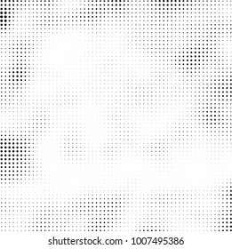 Halftone black and white. Vector monochrome abstract texture of dots. Fantastic background the modern vintage print on business cards, labels, stickers