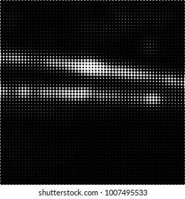 Halftone black and white. Vector monochrome abstract texture of dots. Fantastic background the modern vintage print on business cards, labels, stickers