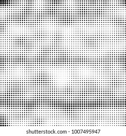 Halftone black and white. Vector monochrome abstract texture of dots. Fantastic background the modern vintage print on business cards, labels, stickers