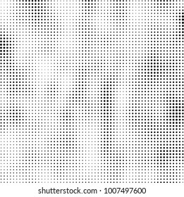 Halftone black and white. Vector monochrome abstract texture of dots. Fantastic background the modern vintage print on business cards, labels, stickers