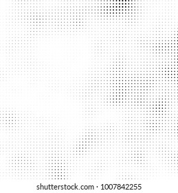 Halftone black and white. Vector monochrome abstract texture of dots. Fantastic background the modern vintage print on business cards, labels, stickers
