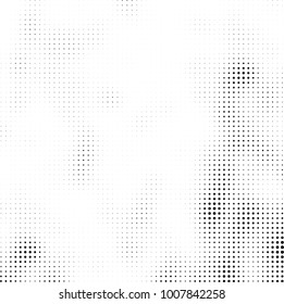 Halftone black and white. Vector monochrome abstract texture of dots. Fantastic background the modern vintage print on business cards, labels, stickers