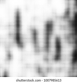 Halftone black and white. Vector monochrome abstract texture of dots. Fantastic background the modern vintage print on business cards, labels, stickers