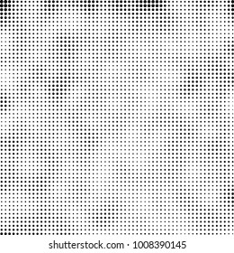 Halftone black and white. Vector monochrome abstract texture of dots. Fantastic background the modern vintage print on business cards, labels, stickers