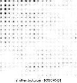 Halftone black and white. Vector monochrome abstract texture of dots. Fantastic background the modern vintage print on business cards, labels, stickers