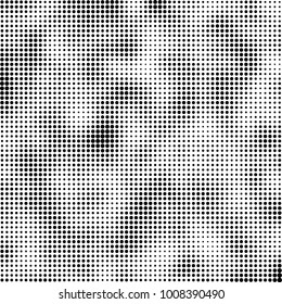 Halftone black and white. Vector monochrome abstract texture of dots. Fantastic background the modern vintage print on business cards, labels, stickers