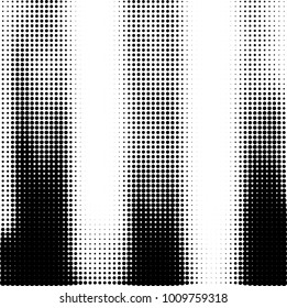 Halftone black and white. Vector monochrome abstract texture of dots. Fantastic background the modern vintage print on business cards, labels, stickers