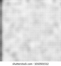 Halftone black and white. Vector monochrome abstract texture of dots. Fantastic background the modern vintage print on business cards, labels, stickers