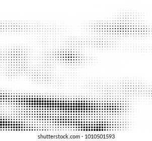 Halftone black and white. Vector monochrome abstract texture of dots. Fantastic background the modern vintage print on business cards, labels, stickers