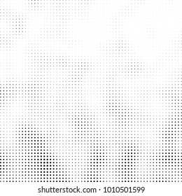 Halftone black and white. Vector monochrome abstract texture of dots. Fantastic background the modern vintage print on business cards, labels, stickers