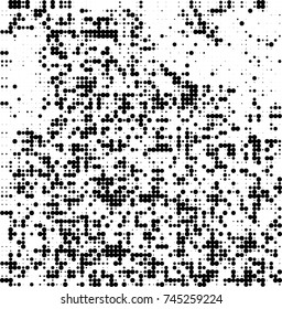 Halftone black and white vector pattern abstract