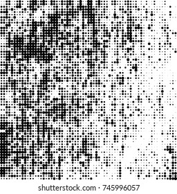 Halftone black and white vector pattern abstract