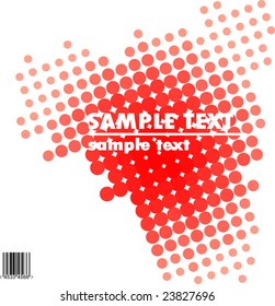 halftone blob (vector design element)