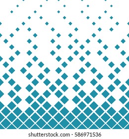 Halftone Blue Diamond Geometric Gradient Pattern