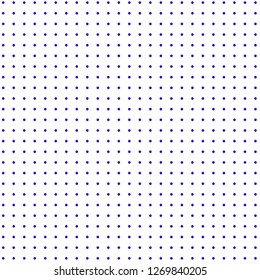 Halftone of blue halftone dots on a white background