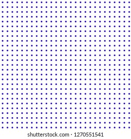 Halftone of blue halftone dots on a white background