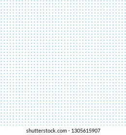 Halftone of blue halftone dots on a white background
