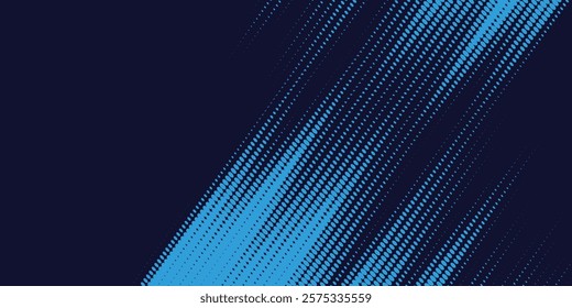 Halftone blue dots pattern and purple gradient grunge texture background	
