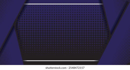 Halftone blue purple dots gradient abstract background with modern colors for technology style wallpaper and banner