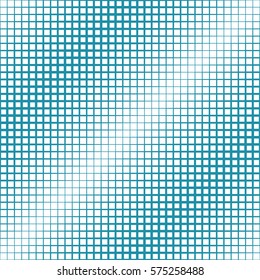 halftone blue square geometric gradient pattern
