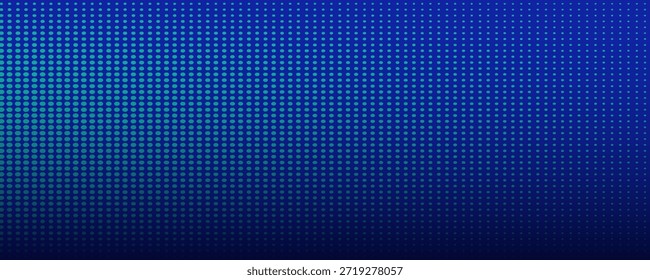 halftone with blue-green gradient, abstract background pattern, neon light reflecting walls and floor, dark colors, modern digital technology speed vector.