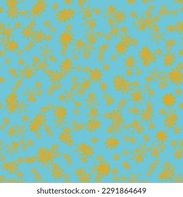 Halftone Bright Concept. Golden Seamless Dot. Retro Polka Background. Yellow Random Dot. Sunny Splatter Dot. Vector Snow Color. Falling Baby Circle. Abstract Graphic Art Explosion. Modern Color Spot