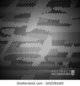 Halftone camouflage Modern  abstract vector background