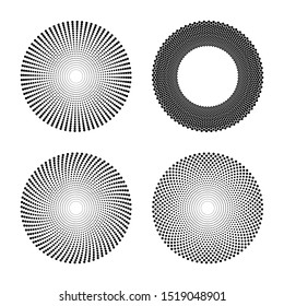 Halftone circle abstract design for any projects. Vector EPS10 illustration. Abstract dotted vector background.