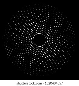 Halftone circle abstract design for any projects. Vector EPS10 illustration. Abstract dotted vector background.