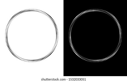 Diseño abstracto de círculo de semitono para cualquier proyecto. Ilustración del vector EPS10. Resumen de fondo vectorial con puntos.