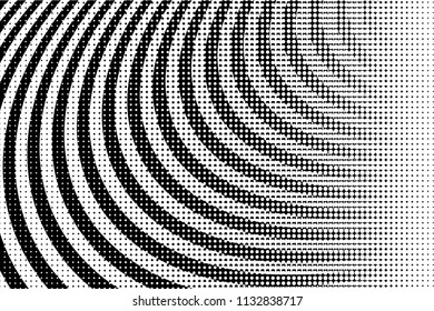 Halftone Circle Background, Abstract Dotted Background, Dots on Gray Background, Halftone Effect, Comic Book Retro Print, Pop Art Style, Black, Pattern with Circles, Dots, Vector illustration