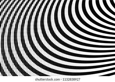 Halftone Circle Background, Abstract Dotted Background, Dots on Gray Background, Halftone Effect, Comic Book Retro Print, Pop Art Style, Black, Pattern with Circles, Dots, Vector illustration
