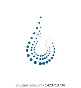 halftone circle dots vector illustration design
