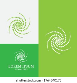 Halbkreis-Punkte, Vektorgrafik-Design