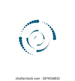 diseño de ilustraciones vectoriales de puntos de círculo de semitonos