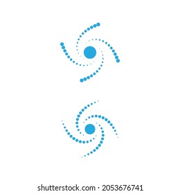 diseño de ilustraciones vectoriales de puntos de círculo de semitonos