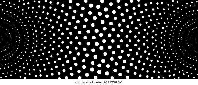 Conjunto de plano de fundo pontilhado de quadro de círculo de meio-tom. Ícone de borda redonda usando textura raster de pontos de círculo aleatórios de meio-tom