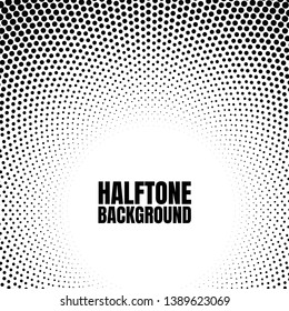 Halftone circle gradient background Modern look for business or comic texture