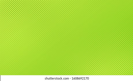 halftone circle green gradient background