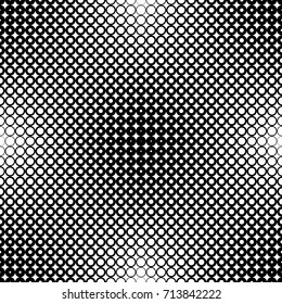 halftone circle seamless vector pattern