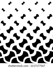 Halftone circle texture. Vector geometric technology abstract Background. Halftone retro pattern. Overlay effect. 