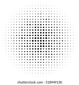 Halftone circles  halftone dot pattern